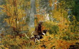 On the Trail by Winslow Homer - Oil Painting Reproduction