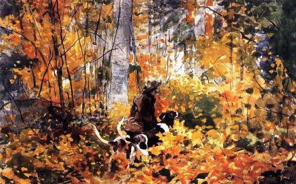 On the Trail by Winslow Homer - Hand-Painted Oil Painting Reproduction