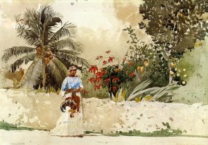 On the Way to the Bahamas Oil painting by Winslow Homer
