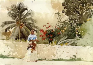 On the Way to the Bahamas by Winslow Homer - Oil Painting Reproduction