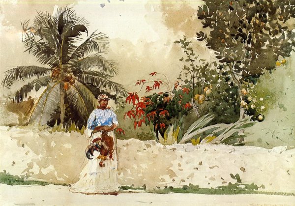 Main Product Photo of On the Way to the Bahamas Painting by Winslow Homer