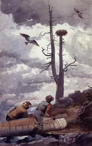 Osprey's Nest by Winslow Homer - Oil Painting Reproduction