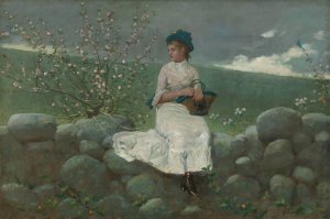 Peach Blossoms by Winslow Homer Oil Painting