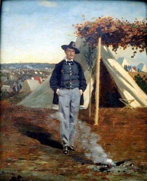 Portrait of Albert Post by Winslow Homer Oil Painting