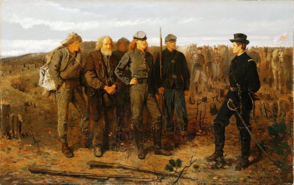 Main Product Photo of Prisoners from the Front Painting by Winslow Homer