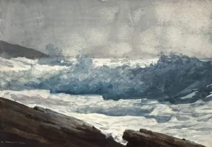 Prout's Neck, Breakers by Winslow Homer Oil Painting