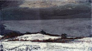 Prout's Neck in Winter by Winslow Homer Oil Painting