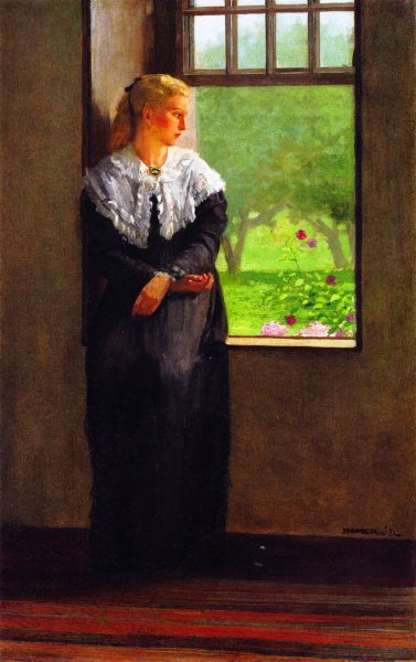 Reverie by Winslow Homer - Hand-Painted Oil Painting Reproduction