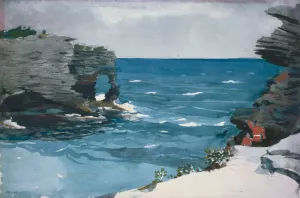 Rocky Shore, Bermuda by Winslow Homer Oil Painting