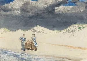 Sand And Sky by Winslow Homer Oil Painting