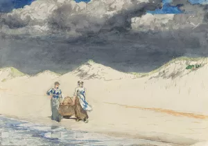 Sand And Sky by Winslow Homer Oil Painting