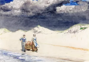 Sand and Sky by Winslow Homer - Oil Painting Reproduction