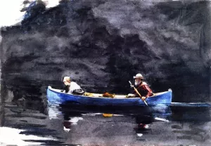 Scene in the Adirondacks by Winslow Homer Oil Painting