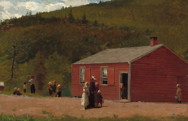 School Time  by Winslow Homer - Hand-Painted Oil Painting Reproduction