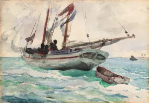 Schooner - Nassau by Winslow Homer Oil Painting