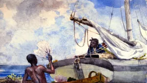 Sea Garden, Bahamas by Winslow Homer Oil Painting