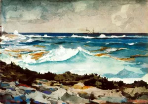 Shore and Surf, Nassau II by Winslow Homer Oil Painting