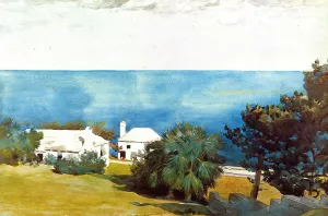Shore at Bermuda by Winslow Homer Oil Painting