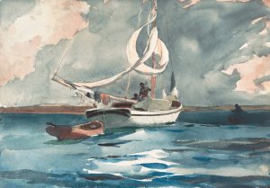 Sloop, Nassau by Winslow Homer Oil Painting