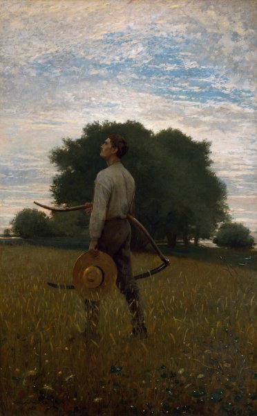 Song of the Lark  by Winslow Homer - Hand-Painted Oil Painting Reproduction