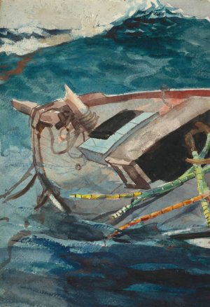 Study for 'The Gulf Stream' by Winslow Homer Oil Painting