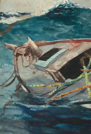 Study for 'The Gulf Stream' by Winslow Homer Oil Painting