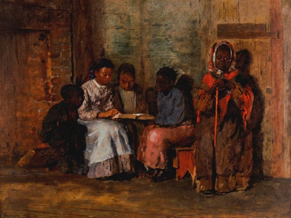 Sunday Morning in Virginia  by Winslow Homer - Hand-Painted Oil Painting Reproduction