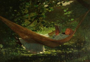Sunlight and Shadow by Winslow Homer Oil Painting