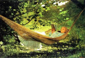 Sunlight and Shadow by Winslow Homer Oil Painting
