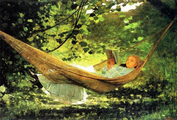 Main Product Photo of Sunlight and Shadow Painting by Winslow Homer