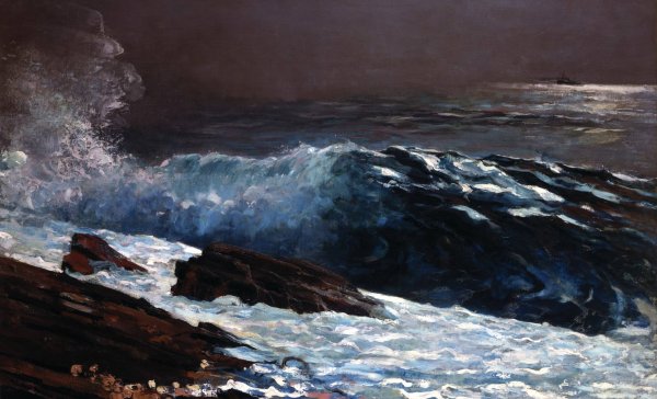 Sunlight on the Coast by Winslow Homer - Hand-Painted Oil Painting Reproduction