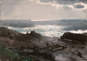 Sunshine and Shadow, Prout's Neck by Winslow Homer Oil Painting