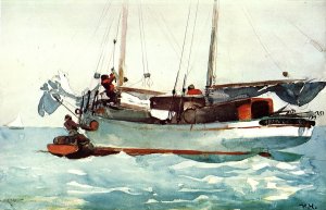 Taking on Provisions by Winslow Homer Oil Painting