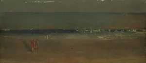 The Beach, Late Afternoon by Winslow Homer Oil Painting