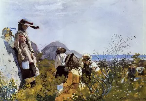The Berry Pickers by Winslow Homer Oil Painting