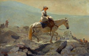 The Bridle Path, White Mountains by Winslow Homer Oil Painting