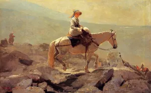 The Bridle Path, White Mountains painting by Winslow Homer