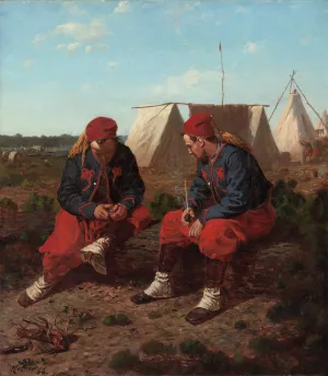 The Brierwood Pipe by Winslow Homer Oil Painting