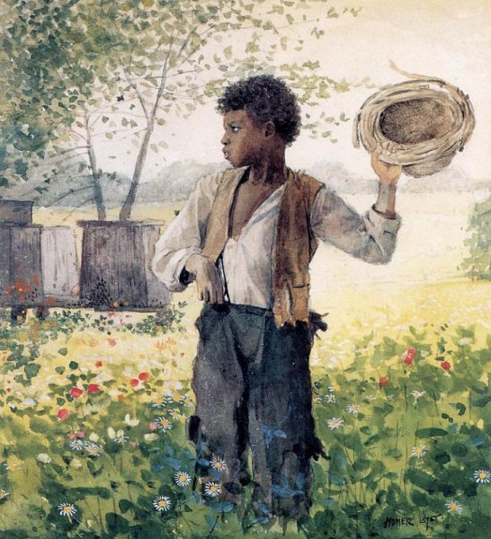 The Busy Bee by Winslow Homer - Hand-Painted Oil Painting Reproduction