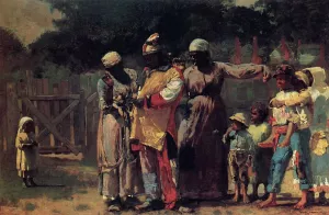 The Carnival also known as Dressing for the Carnival painting by Winslow Homer