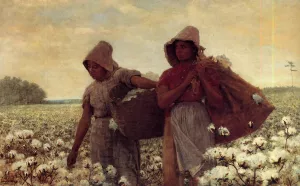 The Cotton Pickers by Winslow Homer - Oil Painting Reproduction