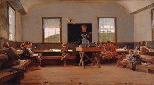 The Country School by Winslow Homer Oil Painting