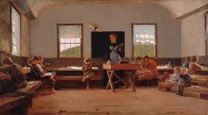 The Country School by Winslow Homer Oil Painting