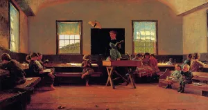 The Country School by Winslow Homer - Oil Painting Reproduction
