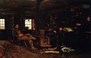 The Country Store also known as A Rainy Day in the Country by Winslow Homer Oil Painting