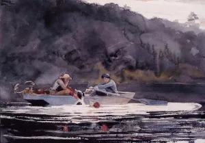 The End of the Hunt by Winslow Homer Oil Painting