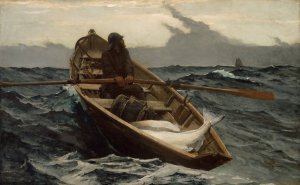 The Fog Warning by Winslow Homer Oil Painting