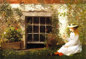 The Four-Leaf Clover by Winslow Homer - Oil Painting Reproduction