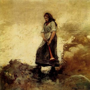The Guard's daughter by Winslow Homer Oil Painting