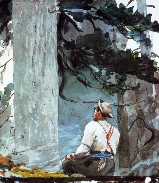 Main Product Photo of The Guide Painting by Winslow Homer
